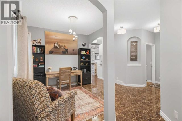 Entry and living area
