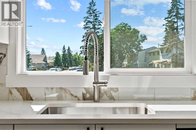 Kitchen sink and window