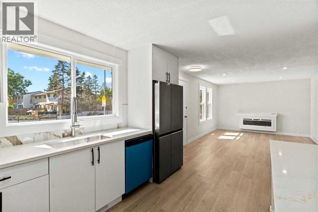 Kitchen and living area