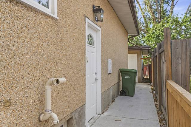 Side entrance